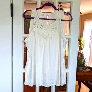 NWT White Bohemian Tank